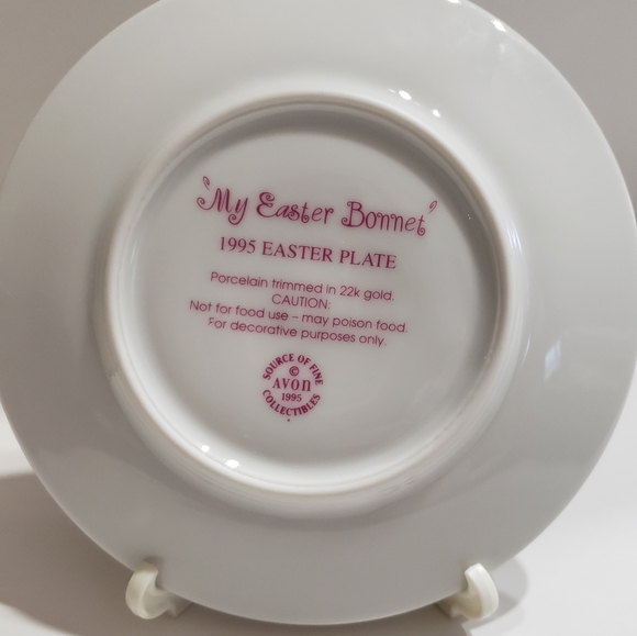 1995 avon collector plate - Picture 3 of 3